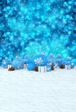 Festival Backdrops Christmas Backdrops Snowflakes Background S-2926