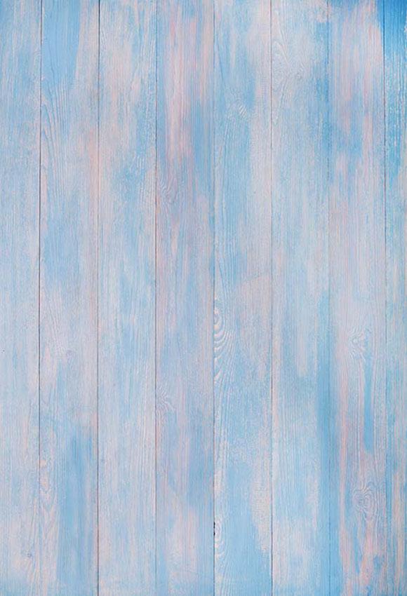 Wood Backdrops Wooden Backdrop Blue Backgrounds S-2945