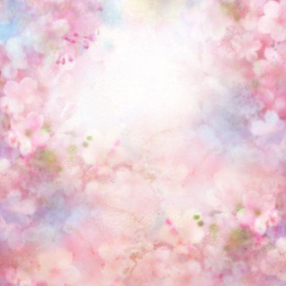 Bokeh Blurred Backdrops Patterned Backgrounds Flower Backdrops S-2976