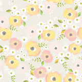 Patterned Backdrops Flower Backgrounds Yellow Backdrop S-2996
