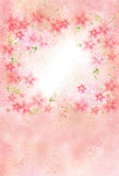 Flowers Backgrounds Pink Backdrops S-3020