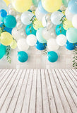 Grey Backdrop Personalized Background Wooden Backdrop S-3023