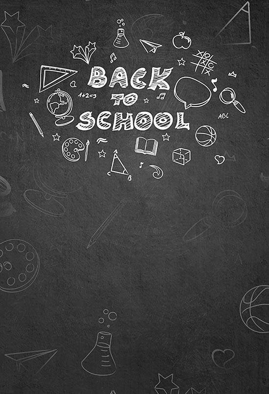 Prom & Homecoming Backdrop Chalkboard Background Black Backdrop S-3033