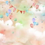 Themed Patterned Backgrounds Balloon Backdrop S-3042 - iBACKDROP
