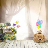 Gray Backdrop Wooden Backgrounds Beautiful Vintage Backdrops S-3046