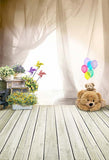 Gray Backdrop Wooden Backgrounds Beautiful Vintage Backdrops S-3046