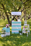 Wedding Backgrounds Green Backdrops S-3065