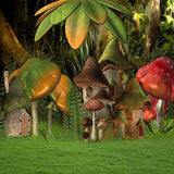 Baby Kid Backdrops Cartoon Fairytale Backdrops Tree Background S-3071 - iBACKDROP-Baby Backdrop, Baby Dream Backdrops, Baby Kid Backdrops, Backdrops, Cartoon Fairytale Backdrops