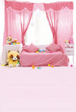 Window Backdrop Pink Background S-3089