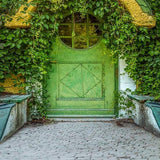 Scenic Backdrops Window Backdrops Photography Background Grass S-3097 - iBACKDROP
