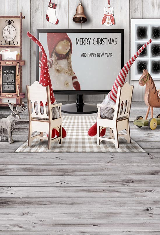 Festival Backdrops Christmas Background Chairs Background S-3098