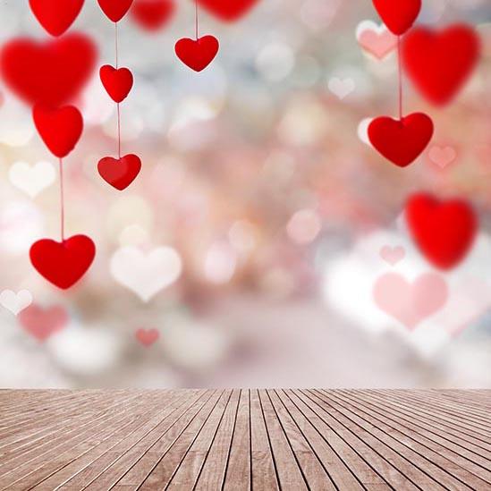 Patterned Backdrops Hearts Backdrops Painting Backgrounds S-3113 - iBACKDROP