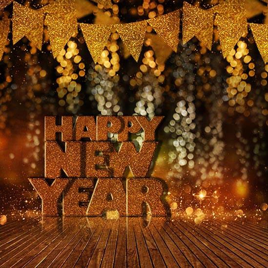 New Years Backgrounds New Years Eve Backdrop Red Backdrops S-3128 - iBACKDROP