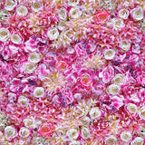 Flower Wall Backdrops Floral Backdrops Pink Background S-3170 - iBACKDROP