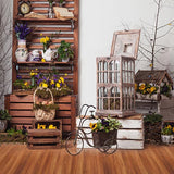 Wooden Backdrop Beautiful Background Vintage Cheap Backdrop S-3198
