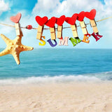 Summer Backdrops Blue Background Beach Backdrops S-3232 - iBACKDROP
