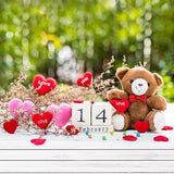 Valentine's Day Backdrops Love Backgrounds Patterned Backdrops S-3251 - iBACKDROP