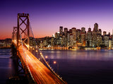 San Francisco Bridge Night View Photography Backdrops IBD-24267
