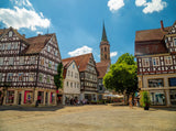 Small Town Building Background Street Backdrop IBD-201237 - iBACKDROP-Ancient Castle, castle backdrop, Castle backdrops, castle wall backdrop, sesame street backdrop