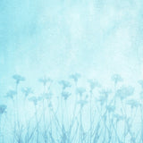 Small Fresh Style Background Wild Flower Light Blue Backdrop for Photo IBD-19797