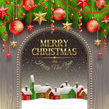 The Gate of Christmas Background Festival Backdrops IBD-19390