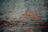 Vintage Green Brick Wall Backdorp For Photography IBD-24418