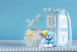 Kid Backdrops Candy & Food Backdrops Blue Background WY00039-E