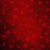 Wallpaper Style Warm Background Small Heart Red Backdrop for Valentine's Day Photography IBD-19785