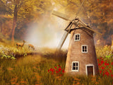 Windmill Forest Background Portrait Backdrops IBD-19349