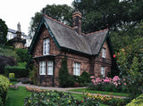 Wood Cottage Architecure Photography Backdrop IBD-24432