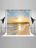 Season Backdrops Summer Backdrops Beach Background Sunset X39-E