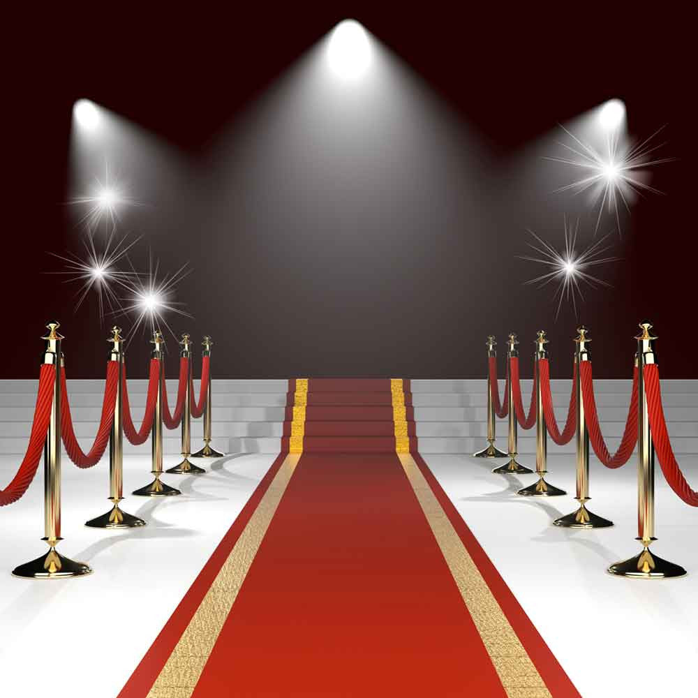 Red Carpet Backdrops Backdrop Lighting Party Background YY00114-E –  iBACKDROP