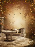 Autumn Backdrop Drear Background Festival Backdrops Halloween Party Diy IBD-P19080 - iBACKDROP-Baby Kid Backdrops, fall backdrop, Festival Backdrops, hallo, Halloween Backdrops, Pumpkin Lantern Background