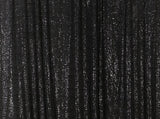 Black Sequins Backdrop Sequin Fabric Mermaid Sequin Fabric IBD-24138 (With Pocket)