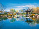China Suzhou Gardens View Tour Photography Backdrops IBD-24268