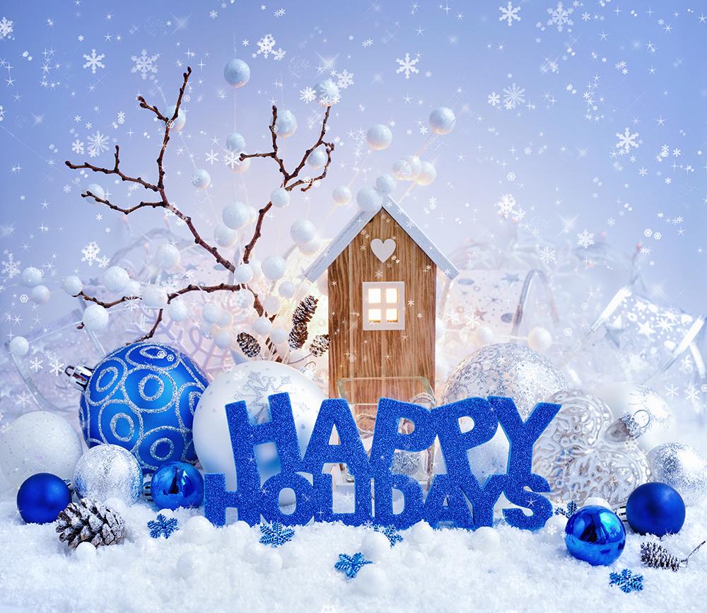 Christmas Decoration Backdrop Snow Background Merry Christmas For Home Decor IBD-H19161