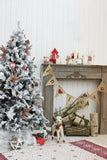 Christmas Decorations Indoor Background Christmas Backdrops Photography Backdrops IBD-P19187