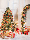 Christmas Tree Decorating Ideas Christmas Backdrop For Home Decor IBD-P19165