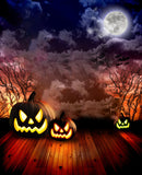 Festival Backdrops Halloween Backdrops Evil Pumpkin Lanterns Background