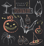 Festival Backdrops Halloween Backdrops Chalkboard background IBD-19003