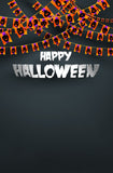 Hang Flags Happy Halloween Banner Festival Backdrops IBD-P19137