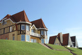 High End Country Home On Hillside Architecture Backdrop IBD-24307
