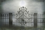 Halloween Backdrops Festival Backdrops Horrible Iron Gate Background IBD-H19024
