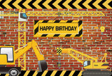 Baby Background Cartoon Fairytale Backdrops Brick Wall Backdrop lv-957-A - iBACKDROP-Baby Kid Backdrops, Brick Wall Backdrop, Cartoon Fairytale Backdrops, Wall Backdrop, Wall Backdrops