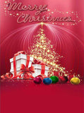 Merry Christmas Colorful Backdrop Photo Background Backdrops Cloth ST-016
