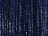Navy Sequins Backdrop Sequin Fabric Mermaid Sequin Fabric IBD-24146 (With Pocket) - iBACKDROP-mermaid sequin fabric, navy sequins, reversible sequin fabric, sequin fabric, stretchy sequin fabric