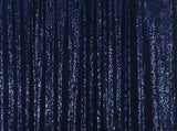 Navy Sequins Backdrop Sequin Fabric Mermaid Sequin Fabric IBD-24146 (With Pocket) - iBACKDROP-mermaid sequin fabric, navy sequins, reversible sequin fabric, sequin fabric, stretchy sequin fabric