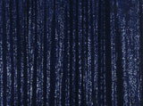 Navy Sequins Backdrop Sequin Fabric Mermaid Sequin Fabric IBD-24146 (With Pocket)