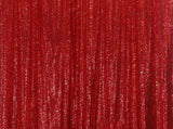 Red Sequins Backdrop Sequin Fabric Mermaid Sequin Fabric IBD-24148 (With Pocket) - iBACKDROP-red sequins, reversible sequin fabric, sequin fabric, stretchy sequin fabric