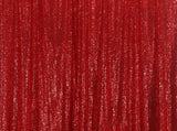 Red Sequins Backdrop Sequin Fabric Mermaid Sequin Fabric IBD-24148 (With Pocket)